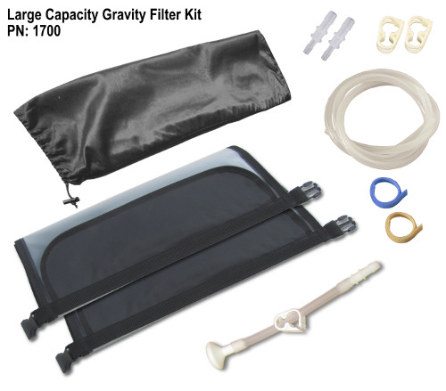 Large Capacity Gravity Water Filter Kit - Included